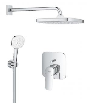 Душевая система GROHE Cubeo, скрытого монтажа с Tempesta 250, хром (1053360000): 1