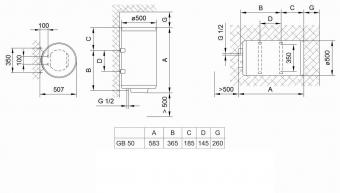 Водонагреватель Tiki Comfort U50V9 (700181): 2