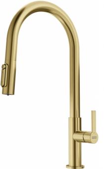 Смеситель для кухни FRANKE Maris Slim J Clear Water PVD золото 120.0736.601: 1