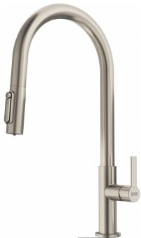 Смеситель для кухни FRANKE Maris Slim J Clear Water PVD сталь 120.0736.604: 1