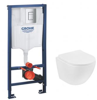 Комплект инсталляция GROHE RAPID SL 38772001 + унитаз Kroner Harz TORNADO 38772001KH483632: 1