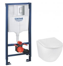 Комплект инсталляция GROHE RAPID SL 38772001 + унитаз Kroner Harz TORNADO 38772001KH493736: 1