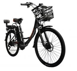 Электровелосипед  26" ST SPACE PULSAR DD FR рама-15,5" 48B 20А*ч 500Вт черный (ELB-SP-26-000): 1