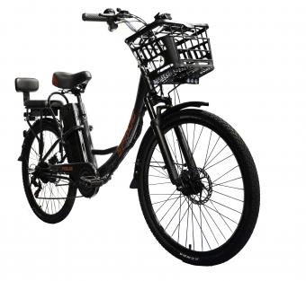Электровелосипед  26" ST SPACE PULSAR DD FR рама-15,5" 48B 20А*ч 500Вт черный (ELB-SP-26-000): 1