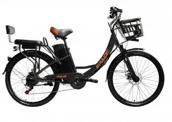 Электровелосипед  26" ST SPACE PULSAR DD FR рама-15,5" 48B 20А*ч 500Вт черный (ELB-SP-26-000): 2