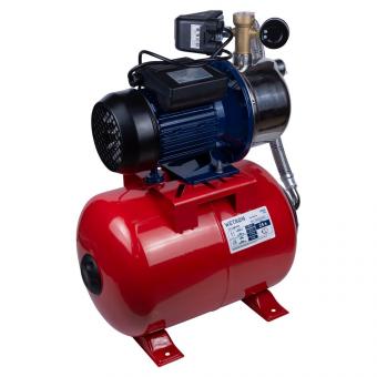 Насосная станция WETRON JETS100А5 (775054/24)1.1кВт Hmax 48м Qmax 60л/мин (самовсасывающий насос нерж) 24л Украина: 4