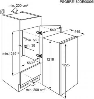 Встраиваемый холодильник Electrolux LRB3AE12S: 4