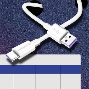 Кабель ColorWay USB-USB Type-C, (M/M), 5.0А, 1 м, White (CW-CBUC019-WH): 3