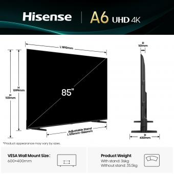 Телевизор Hisense 85A6Q: 4