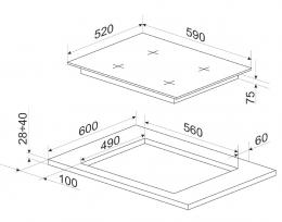 Варочная поверхность газовая Hansa BHGS650103: 3