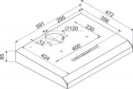 Вытяжка Hansa OSC6133SIH: 2