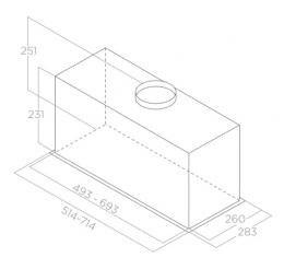 Вытяжка кухонная Elica CT23 BL MAT/A/52: 5