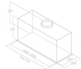 Вытяжка кухонная Elica CT23 BL MAT/A/72: 2