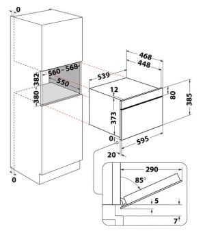 Встраиваемая микроволновая печь WHIRLPOOL WMD44MX: 4