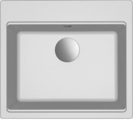 Мойка Elleci Granitek TIME 105 on top bianco 68: 1