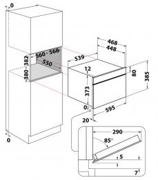 Встраиваемая микроволновая печь WHIRLPOOL WMD44ME: 4
