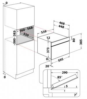 Встраиваемая микроволновая печь WHIRLPOOL WMD44ME: 4