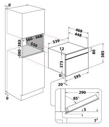 Встраиваемая микроволновая печь WHIRLPOOL WMD44MB: 4