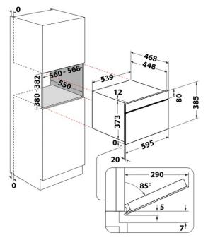 Встраиваемая микроволновая печь WHIRLPOOL WMD44MB: 4