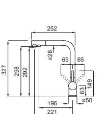 Смеситель для кухни ELLECI TOURMALINE T01 black 86: 2