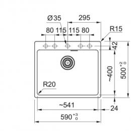 Мойка FRANKE MRG 610-52 FTL оникс 114.0668.902: 2