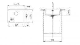 Мойка FRANKE MRG 610-52 черный матовый 114.0668.906: 2