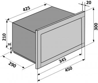 Встраиваемая микроволновая печь VENTOLUX MWBI 15 G BK TC: 4