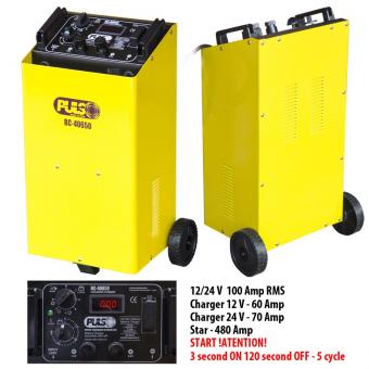 Пуско-зарядное устройство PULSO BC-40650 12&24V/100A/Start-480A/цифр. индикация: 2