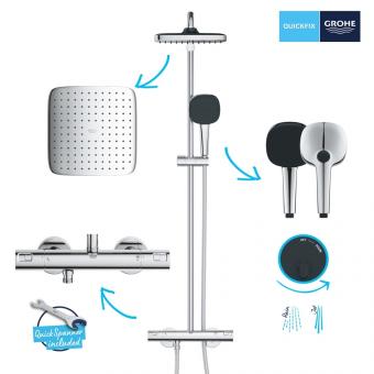 Душевая система GROHE Vitalio Comfort 250 26696001: 3