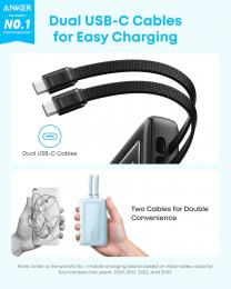 Универсальная мобильная батарея Anker Zolo 20000 mAh 45W Black (A1681H12): 2