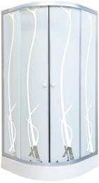 Душевая кабина KO&PO 900х900х1930 профиль сатин, матовое стекло 7122-11 C15090: 1