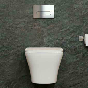 Унитаз подвесной RAVAK WC CONCEPT STYLE UP RimOff с сиденьем RKUM000008: 4