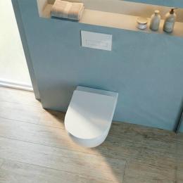 Унитаз подвесной RAVAK WC CONCEPT OVAL RimOff с сиденьем RKUM000009: 5