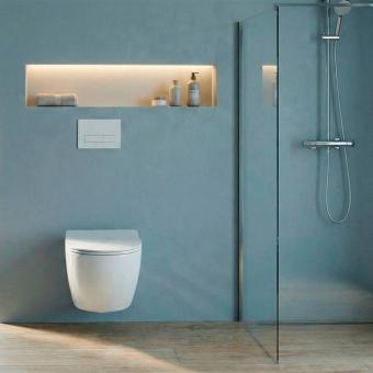 Унитаз подвесной RAVAK WC CONCEPT OVAL RimOff с сиденьем RKUM000009: 4