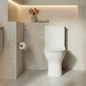 Унитаз компакт RAVAK WC CONCEPT SLIM Combi RimOff с сиденьем RKUM100010: 5