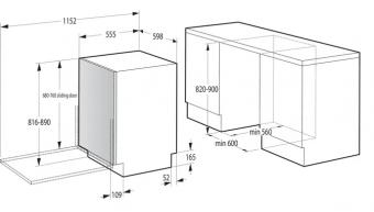 Встраиваемая посудомоечная машина Gorenje GV673A65: 7
