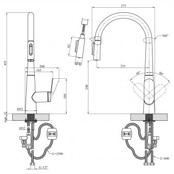 Смеситель Kroner Element 211569-0101: 7
