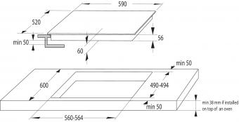 Варочная поверхность индукционная Gorenje GI6401BSCE: 4
