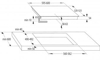 Варочная поверхность индукционная Gorenje GI6401WSC: 5