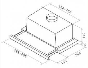 Вытяжка кухонная Elica TT14 PLUS IX/A/60: 9