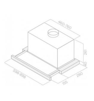Вытяжка кухонная Elica TT26 PB IX/A/60: 6