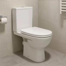 Унитаз компакт KOLO STATUS гор. 3/6 нижн. подвод+сидение полипропилен 2397250UA: 2