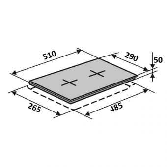 Варочная поверхность электрическая VENTOLUX HV 32 TC (2400): 5