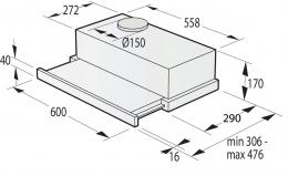 Вытяжка Gorenje TH60E3W: 5