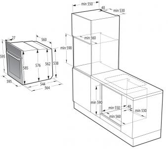 Духовой шкаф электрический Gorenje BPS6737E04DBG: 5