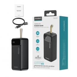 Универсальная мобильная батарея Choetech PD22.5W Digital PB 40000mAh (B731): 3