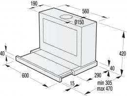 Вытяжка Gorenje BHP623E8X: 4