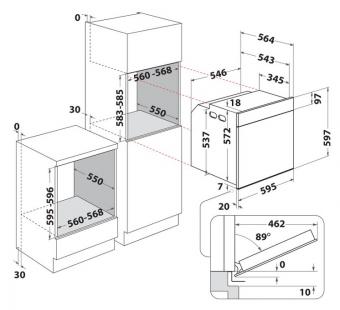 Духовой шкаф электрический WHIRLPOOL WOI5S8PPM1SBA: 5