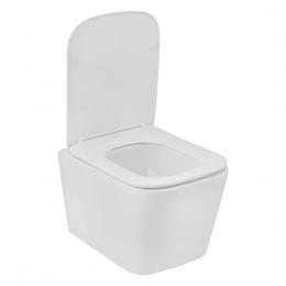 Инсталляция GROHE Rapid SL 3884966Q c панелью смыва Even 38966000 + унитаз KRONER Eifel WHI483429 Tornado Rimless с сидением Slim Soft Close Quick Release дюропласт KE483429WHIT (3884966KE483429): 4