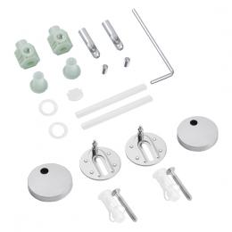 Инсталляция GROHE Rapid SL 3884966Q c панелью смыва Even 38966000 + унитаз KRONER Eifel WHI483429 Tornado Rimless с сидением Slim Soft Close Quick Release дюропласт KE483429WHIT (3884966KE483429): 8